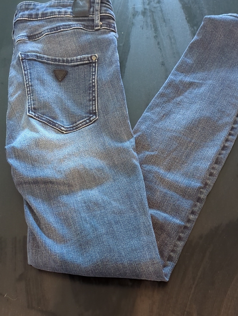 Guess Women's Mid-Blue Skinny Jeans
